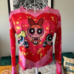 Dolls Kill x The Powerpuff Girls Girl Squad Crop Top